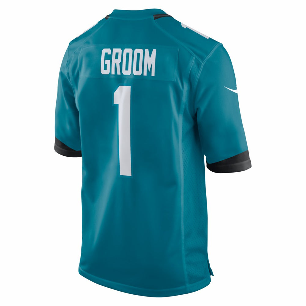 Jacksonville Jaguars Nike Number 1 Groom  Game Jersey