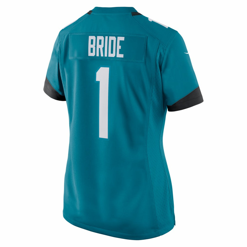 Jacksonville Jaguars Nike Number 1 Bride  Women's Game Jersey