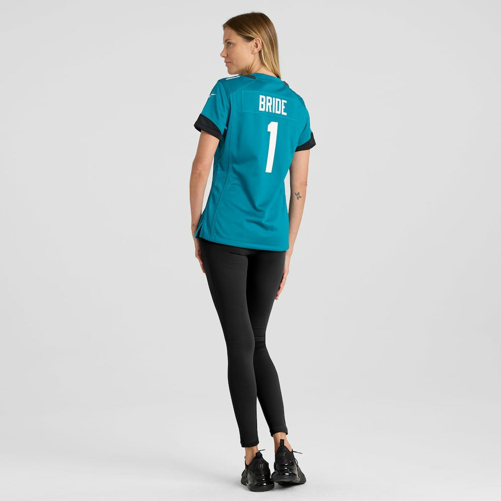 Jacksonville Jaguars Nike Number 1 Bride  Women's Game Jersey