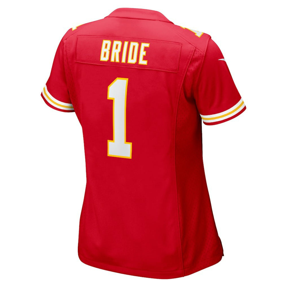 Kansas City Chiefs Nike Number 1 Bride  Women's Game Jersey