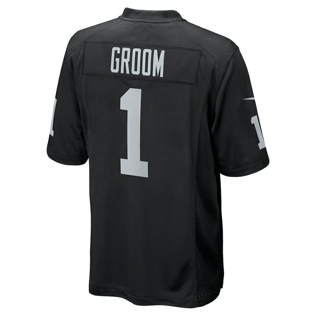 Las Vegas Raiders Nike Number 1 Groom  Game Jersey
