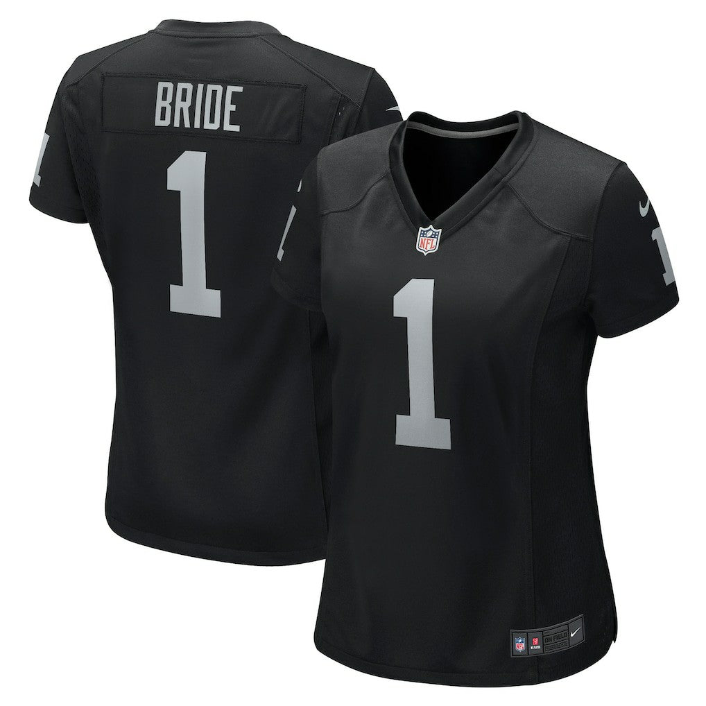 Las Vegas Raiders Nike Number 1 Bride  Women's Game Jersey