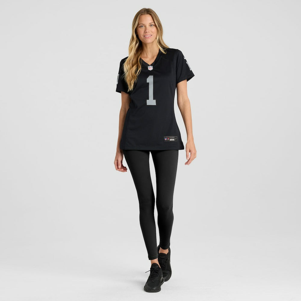 Las Vegas Raiders Nike Number 1 Bride  Women's Game Jersey