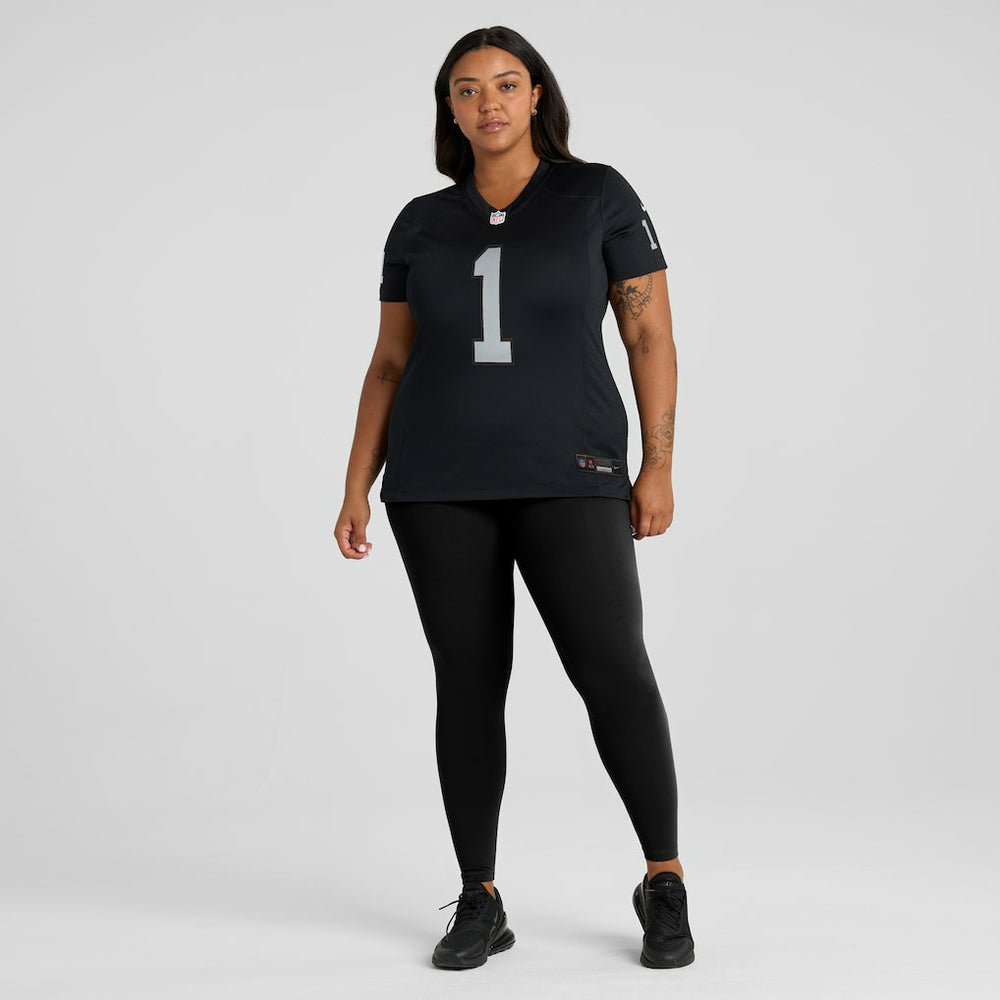 Las Vegas Raiders Nike Number 1 Bride  Women's Game Jersey
