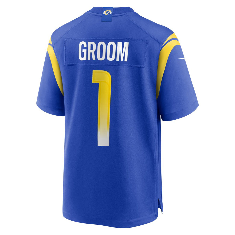 Los Angeles Rams Nike Number 1 Groom  Game Jersey