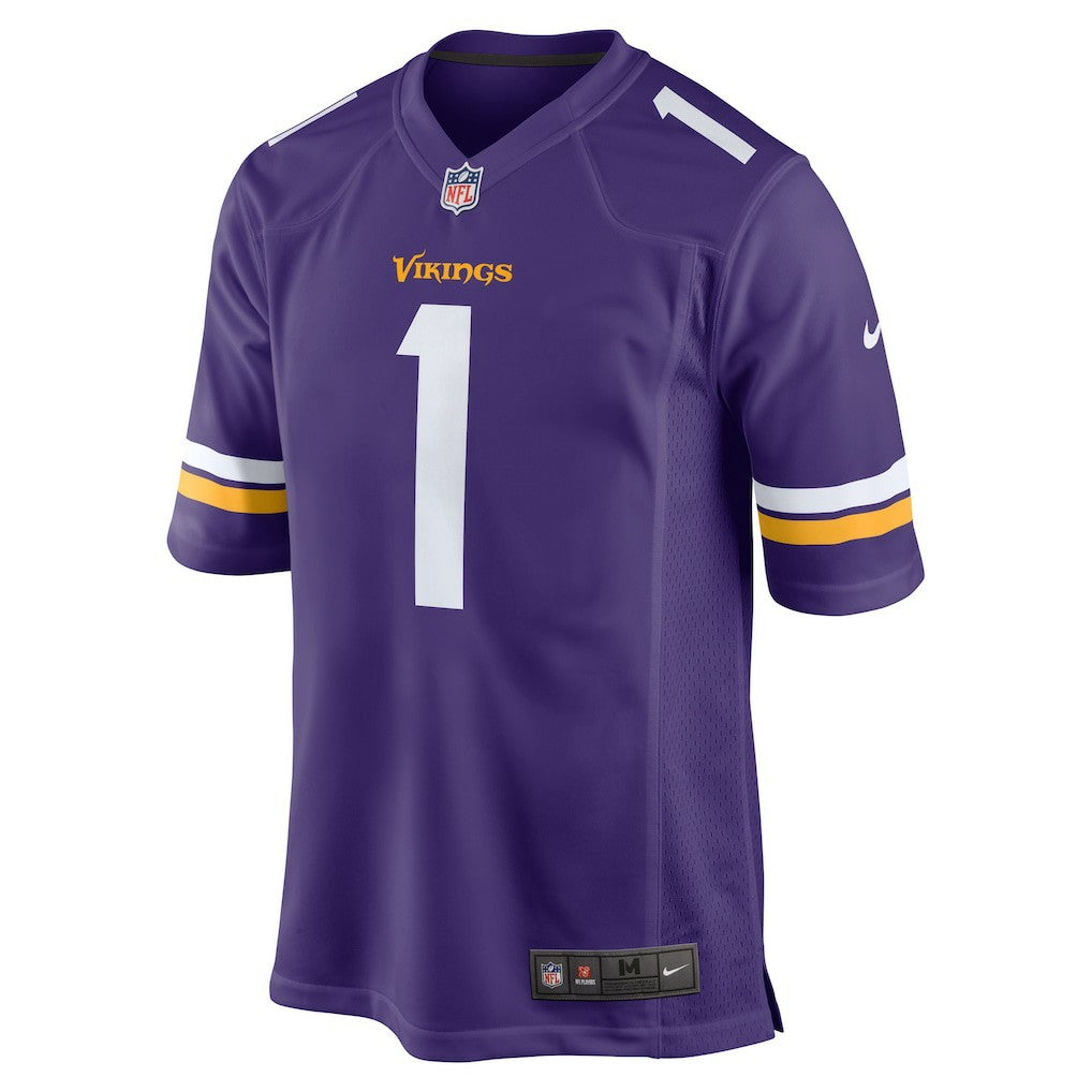 Minnesota Vikings Nike Number 1 Groom  Game Jersey