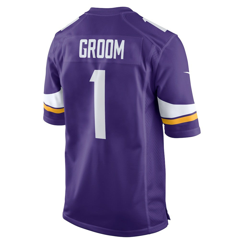 Minnesota Vikings Nike Number 1 Groom  Game Jersey