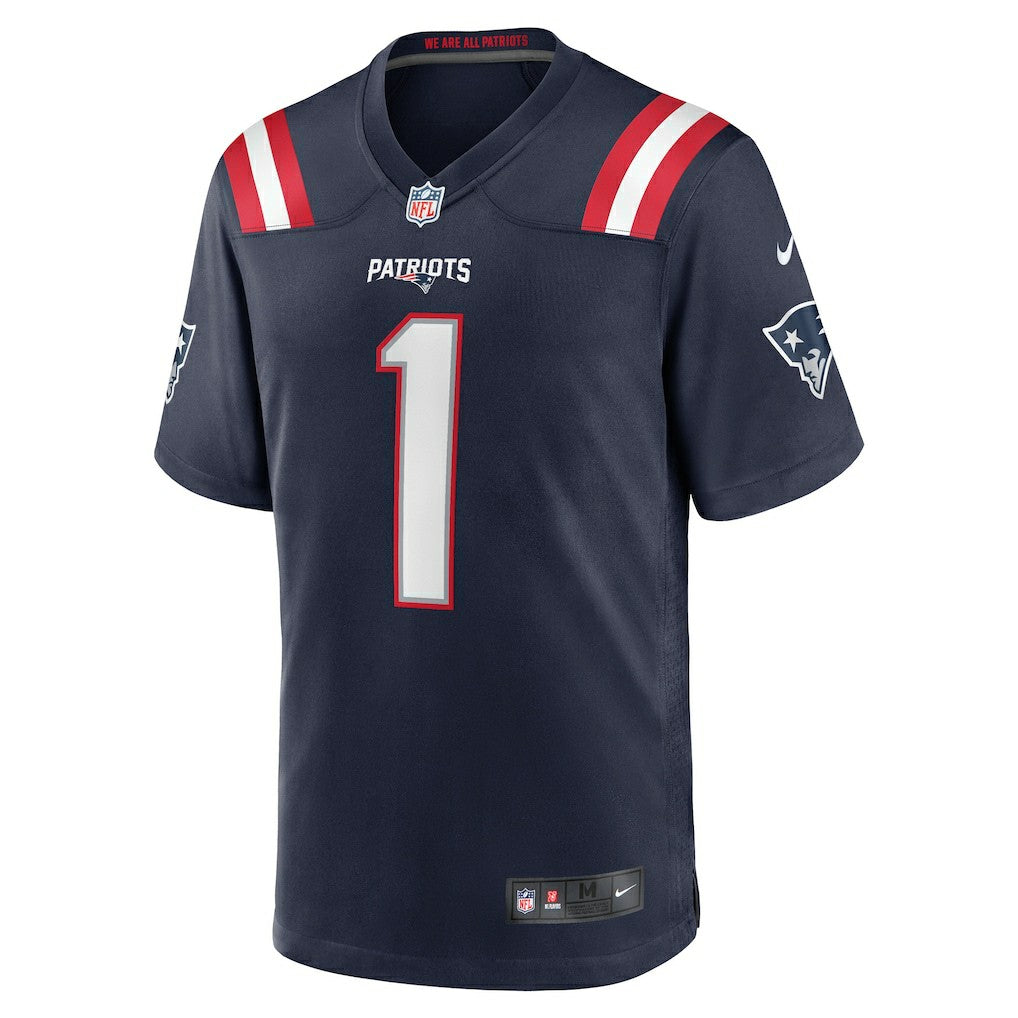 New England Patriots Nike Number 1 Groom  Game Jersey