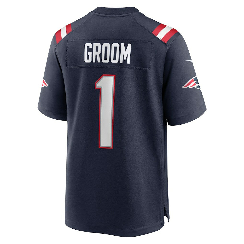 New England Patriots Nike Number 1 Groom  Game Jersey
