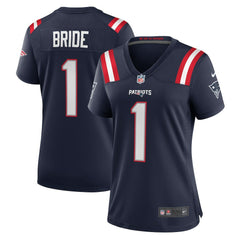 New England Patriots Nike Number 1 Bride  Women's Game Jersey
