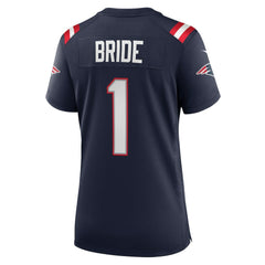 New England Patriots Nike Number 1 Bride  Women's Game Jersey