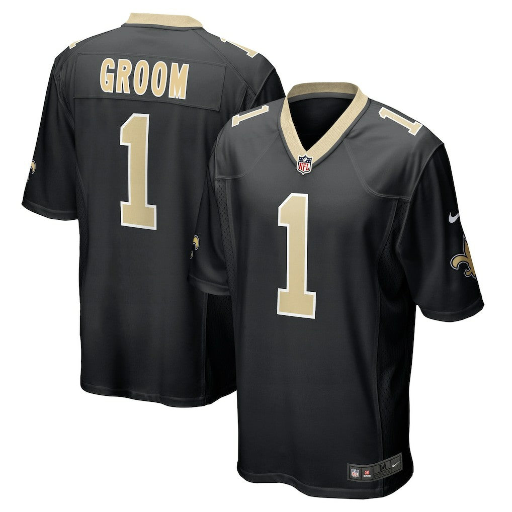 New Orleans Saints Nike Number 1 Groom  Game Jersey