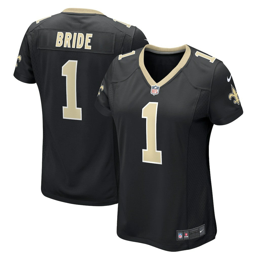 New Orleans Saints Nike Number 1 Bride  Women's Game Jersey