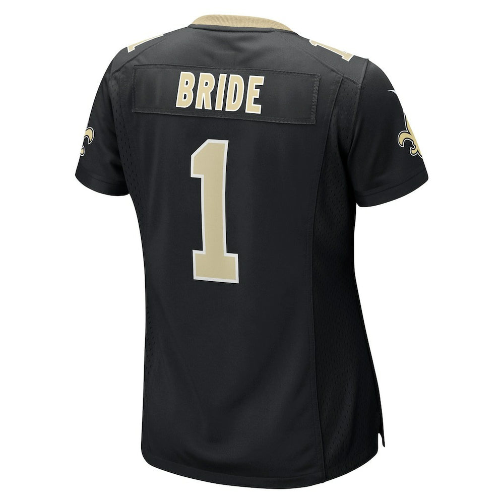 New Orleans Saints Nike Number 1 Bride  Women's Game Jersey
