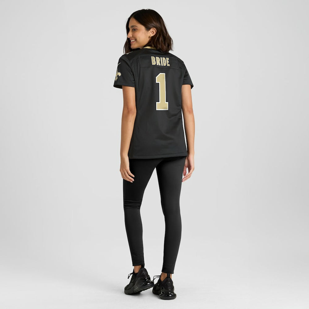New Orleans Saints Nike Number 1 Bride  Women's Game Jersey