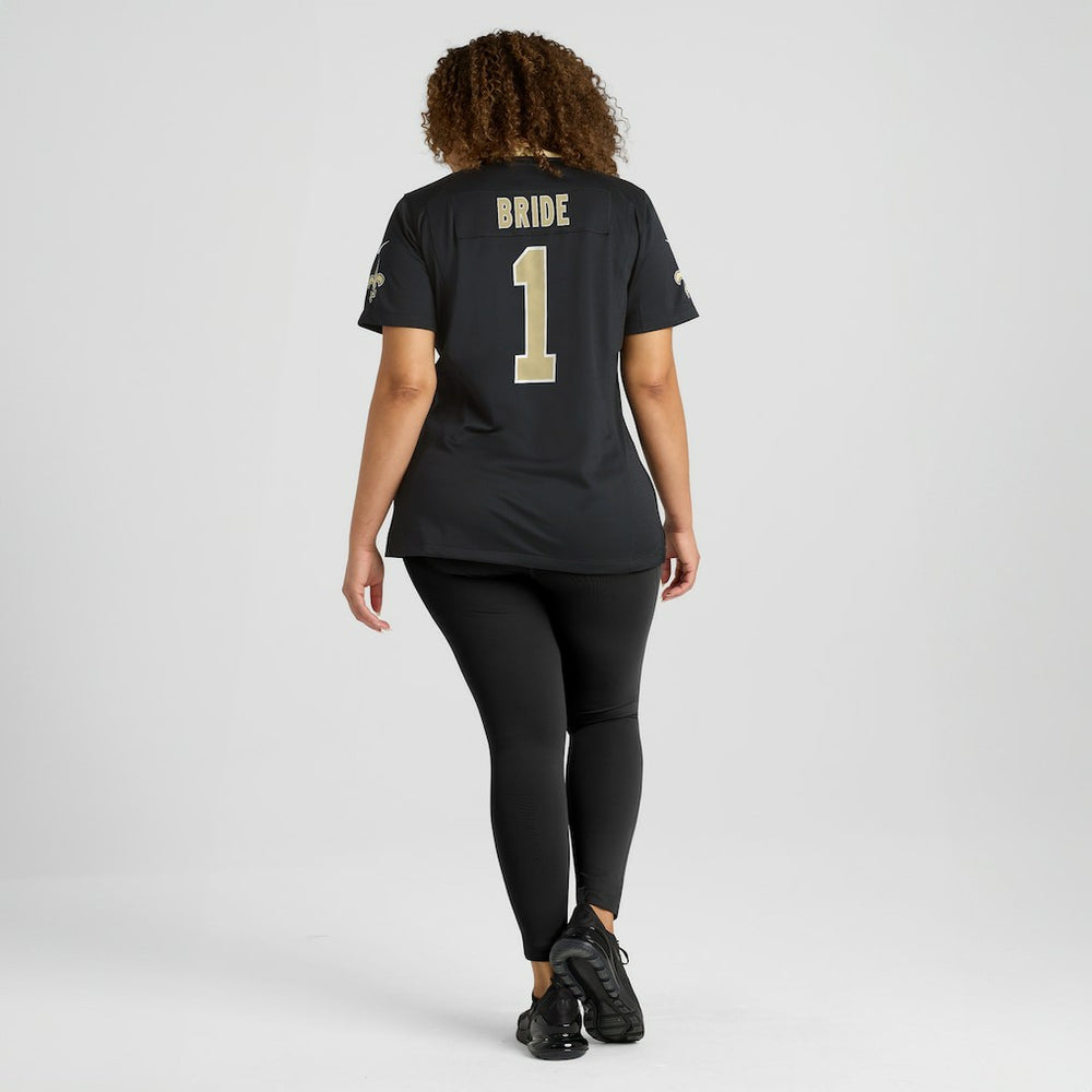 New Orleans Saints Nike Number 1 Bride  Women's Game Jersey