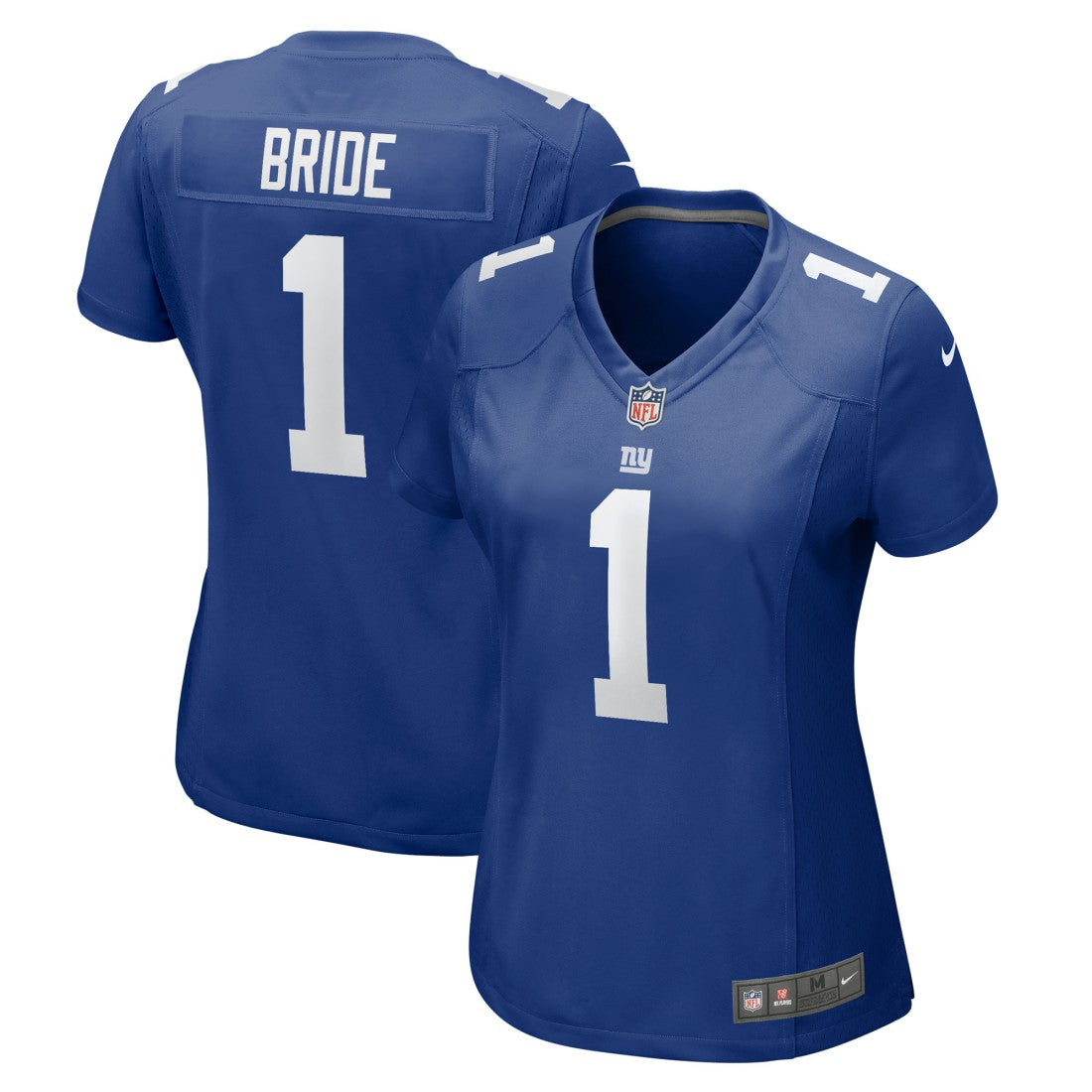 New York Giants Nike Number 1 Bride  Women's Game Jersey