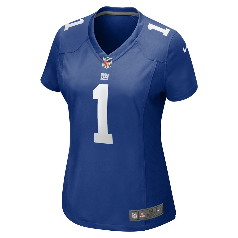 New York Giants Nike Number 1 Bride  Women's Game Jersey