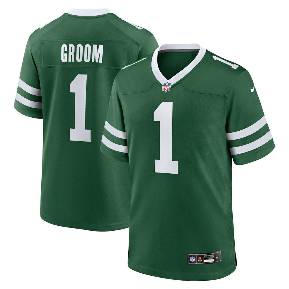 New York Jets Nike Number 1 Groom  Game Jersey