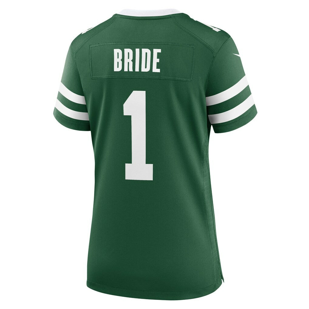 New York Jets Nike Number 1 Bride  Women's Game Jersey