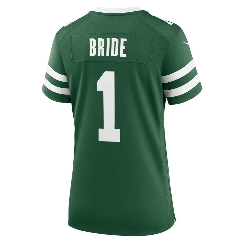 New York Jets Nike Number 1 Bride  Women's Game Jersey