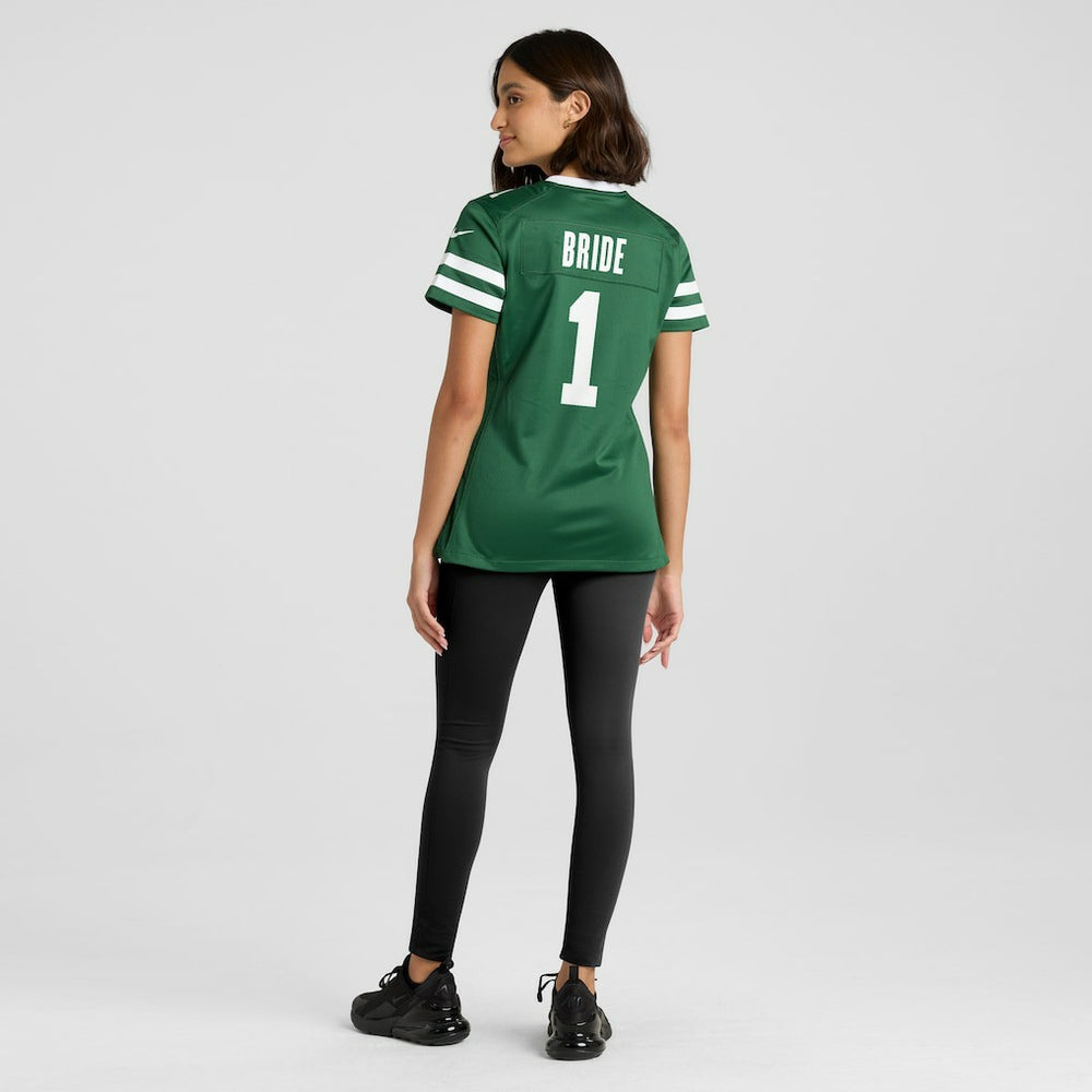 New York Jets Nike Number 1 Bride  Women's Game Jersey