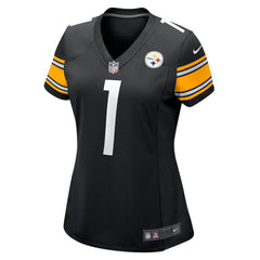 Pittsburgh Steelers Nike Number 1 Bride  Women's Game Jersey