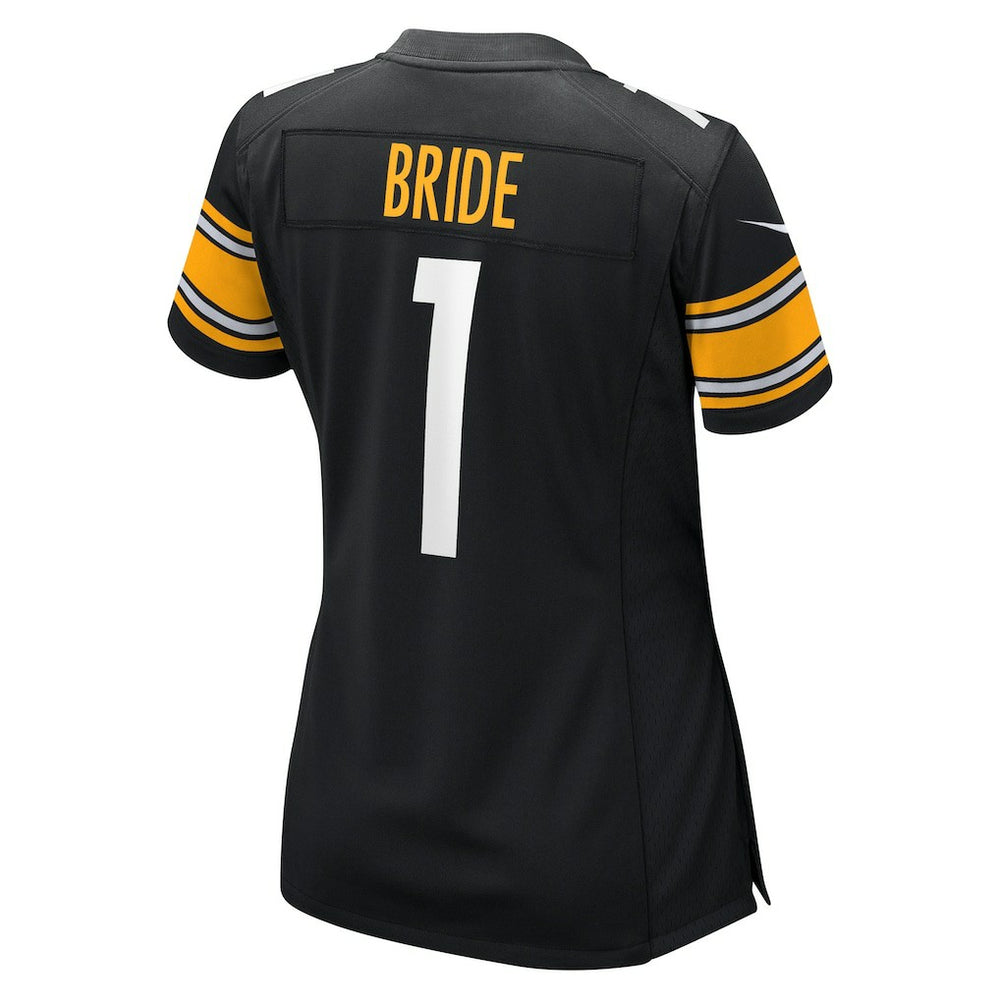 Pittsburgh Steelers Nike Number 1 Bride  Women's Game Jersey