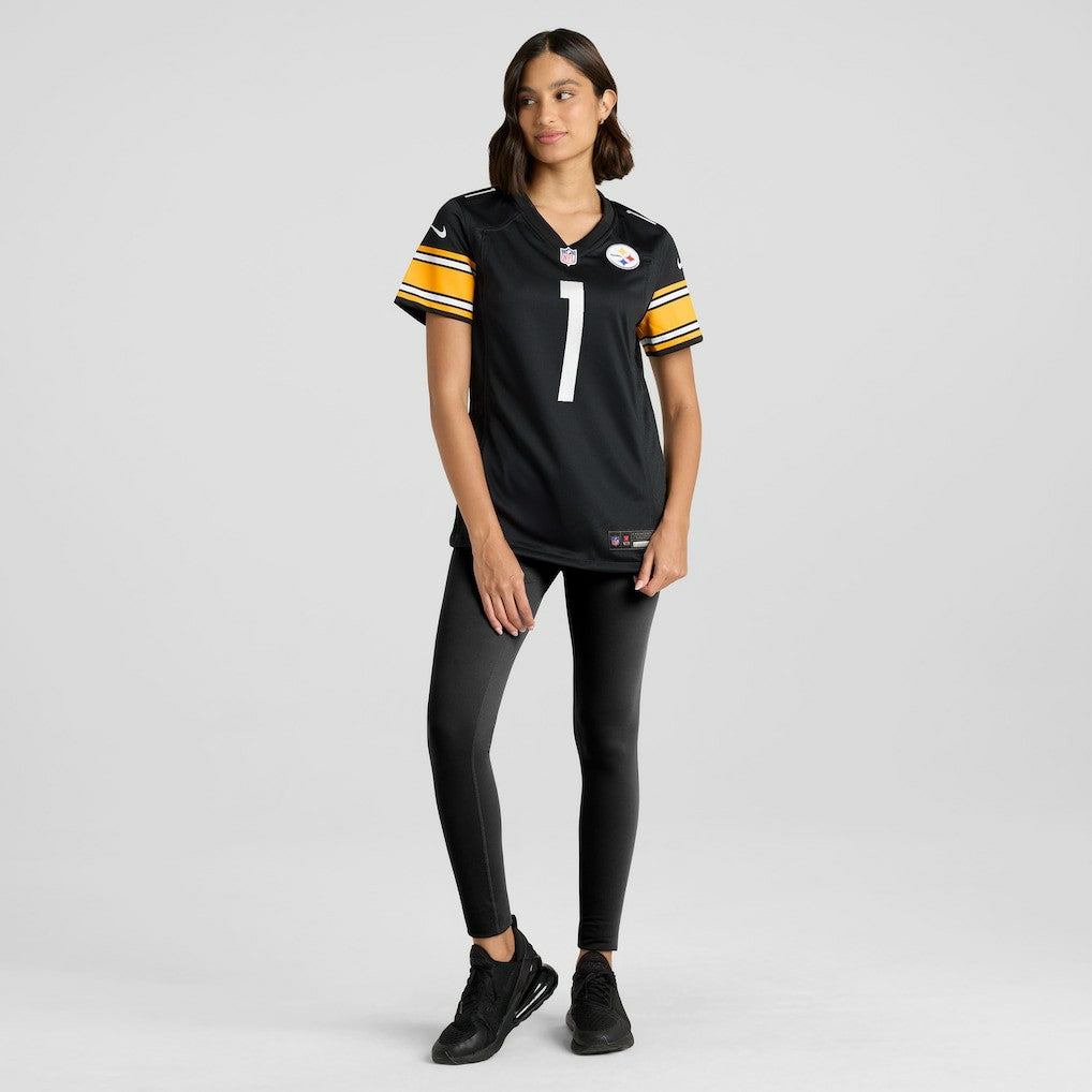 Pittsburgh Steelers Nike Number 1 Bride  Women's Game Jersey