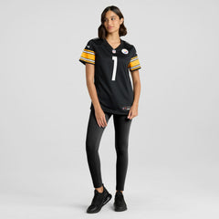 Pittsburgh Steelers Nike Number 1 Bride  Women's Game Jersey