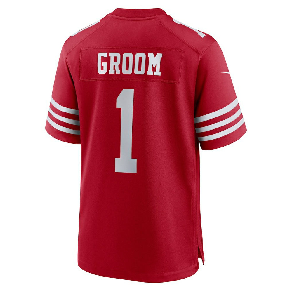 San Francisco 49ers Nike Number 1 Groom  Game Jersey