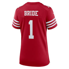 San Francisco 49ers Nike Number 1 Bride  Women's Game Jersey