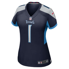 Tennessee Titans Nike Number 1 Bride  Women's Game Jersey