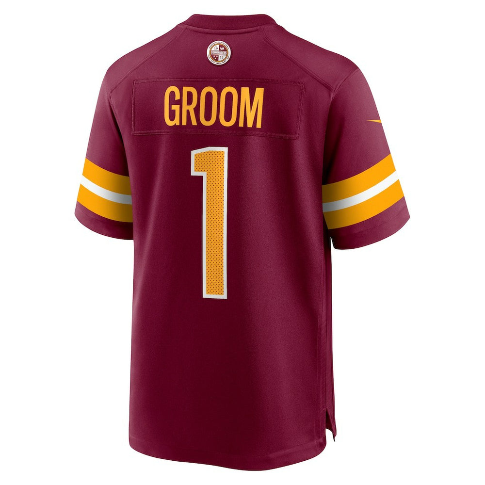 Washington Commanders Nike Number 1 Groom  Game Jersey