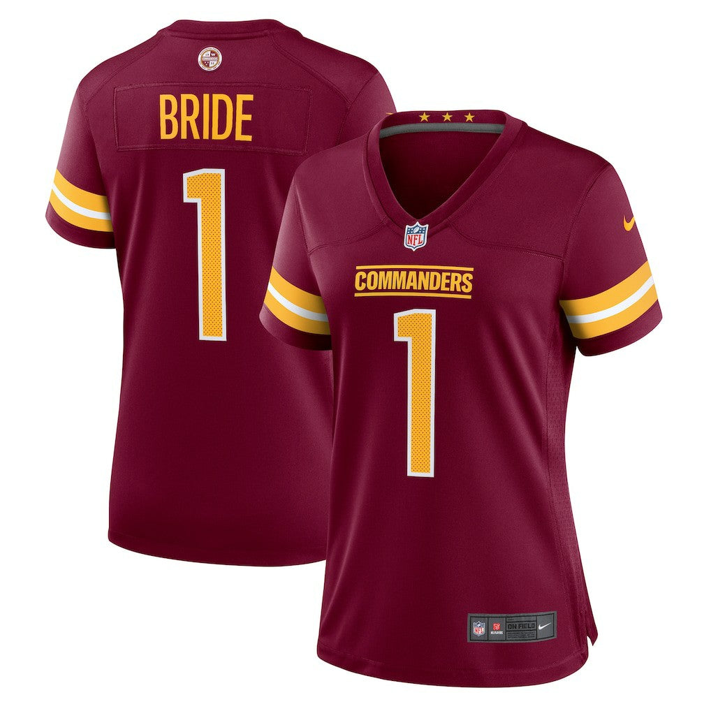 Washington Commanders Nike Number 1 Bride  Women's Game Jersey