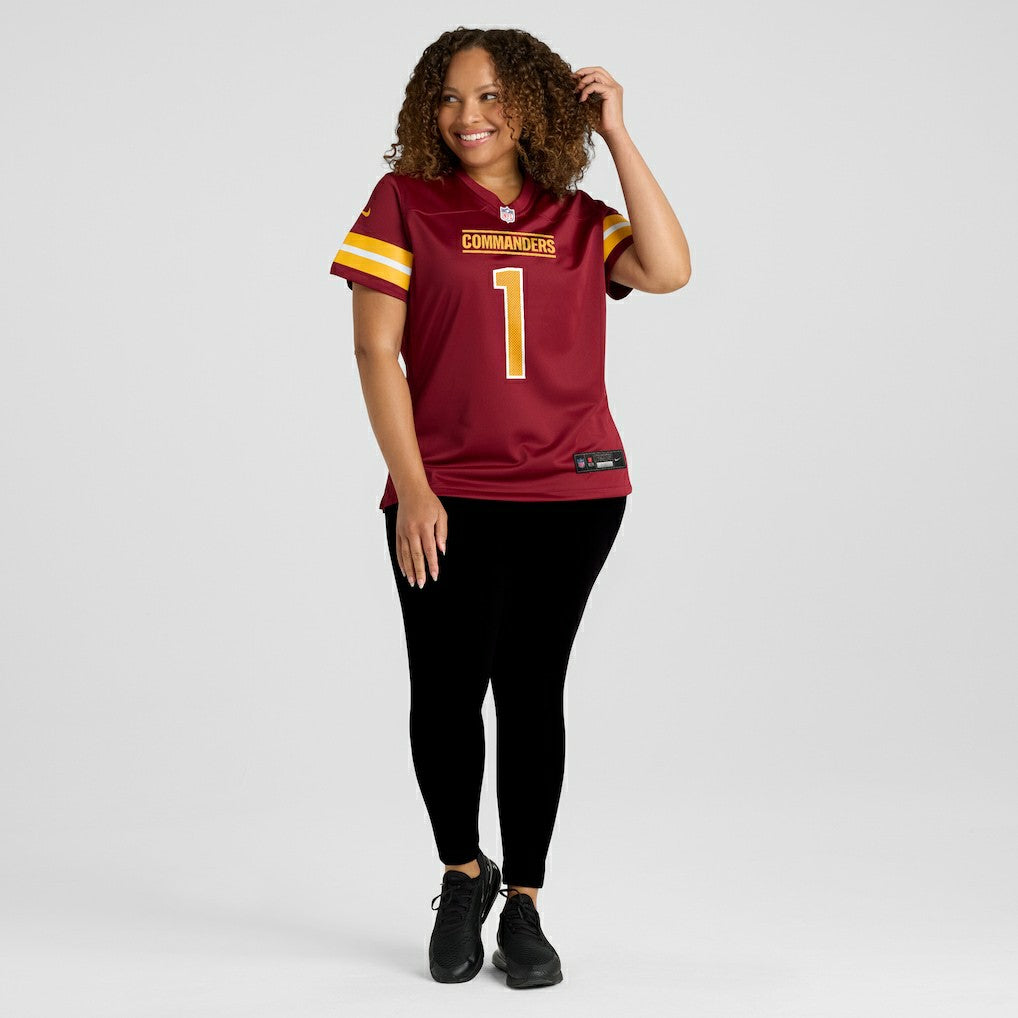 Washington Commanders Nike Number 1 Bride  Women's Game Jersey