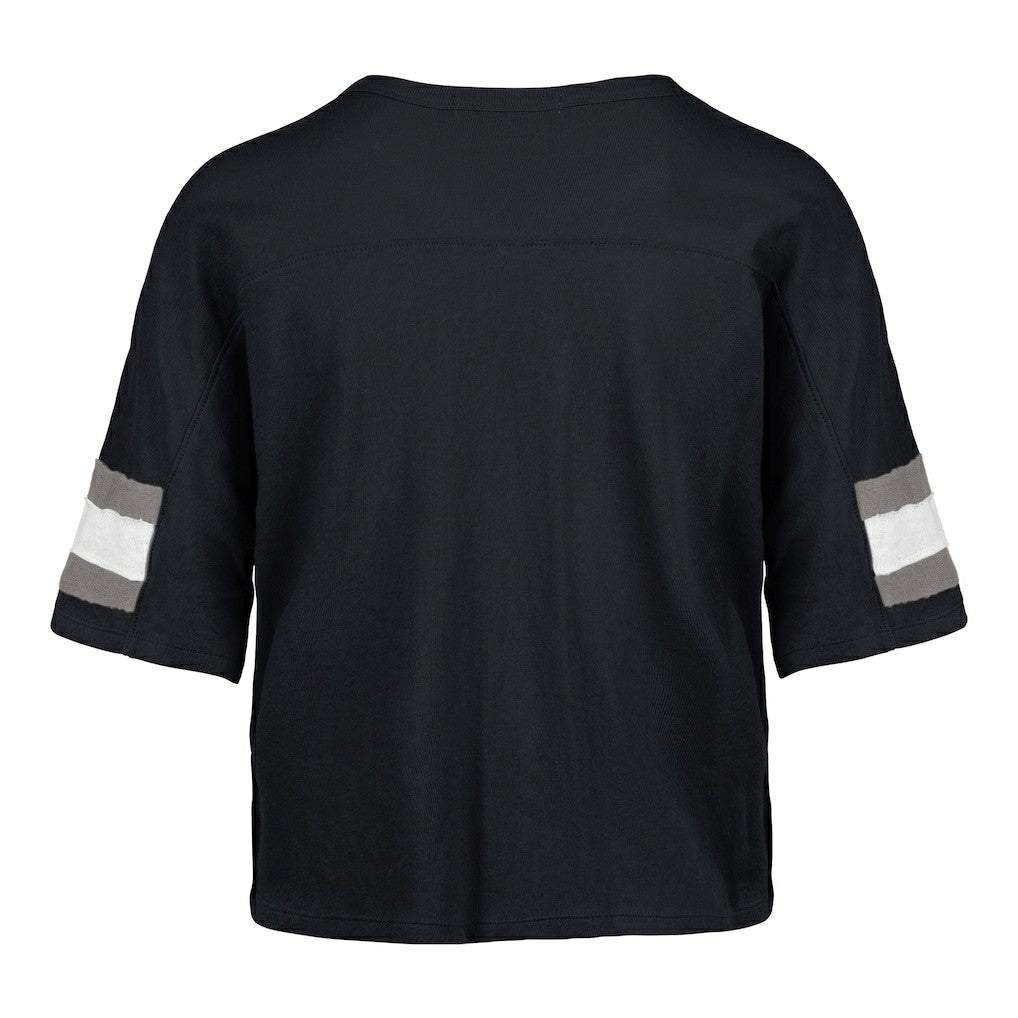 Dallas Cowboys 47 brand '47 Women's Double Header Scout Cropped V-Neck T-Shirt
