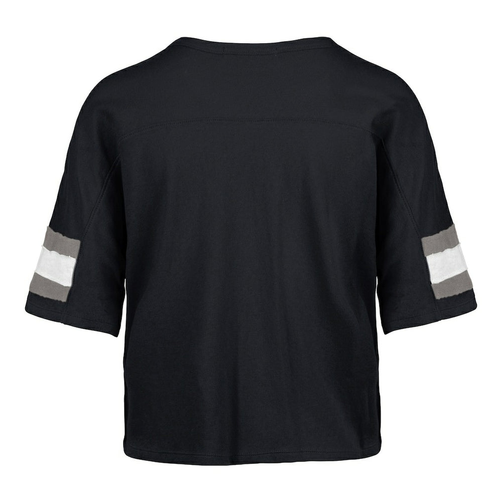 Dallas Cowboys 47 brand '47 Women's Double Header Scout Cropped V-Neck T-Shirt