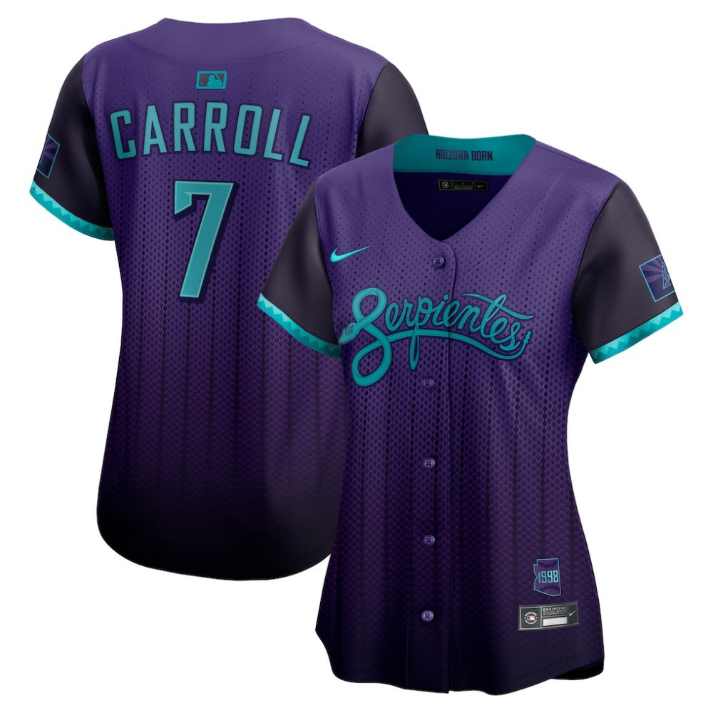 Corbin Carroll Arizona Diamondbacks Nike Women's 2025 City Connect Limited Player Jersey | MLB Sale