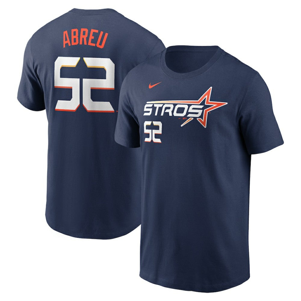 Bryan Abreu Houston Astros Nike 2025 City Connect Fuse Name & Number T-Shirt | MLB Near me