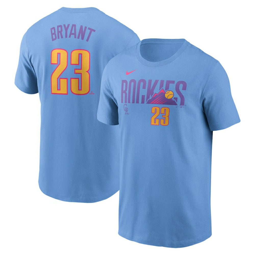 Kris Bryant Colorado Rockies Nike 2025 City Connect Fuse Name & Number T-Shirt | MLB Online