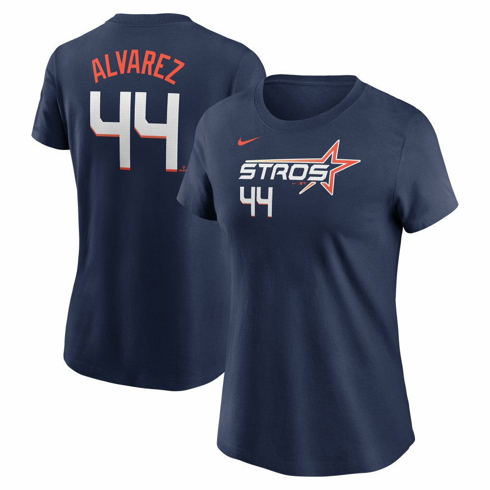 Yordan Alvarez Houston Astros Nike Women's 2025 City Connect Fuse Name & Number T-Shirt | MLB Discount
