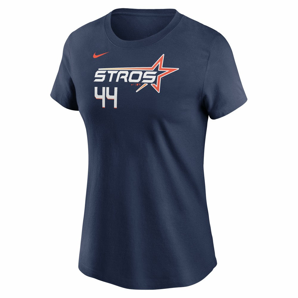 Yordan Alvarez Houston Astros Nike Women's 2025 City Connect Fuse Name & Number T-Shirt | MLB Discount
