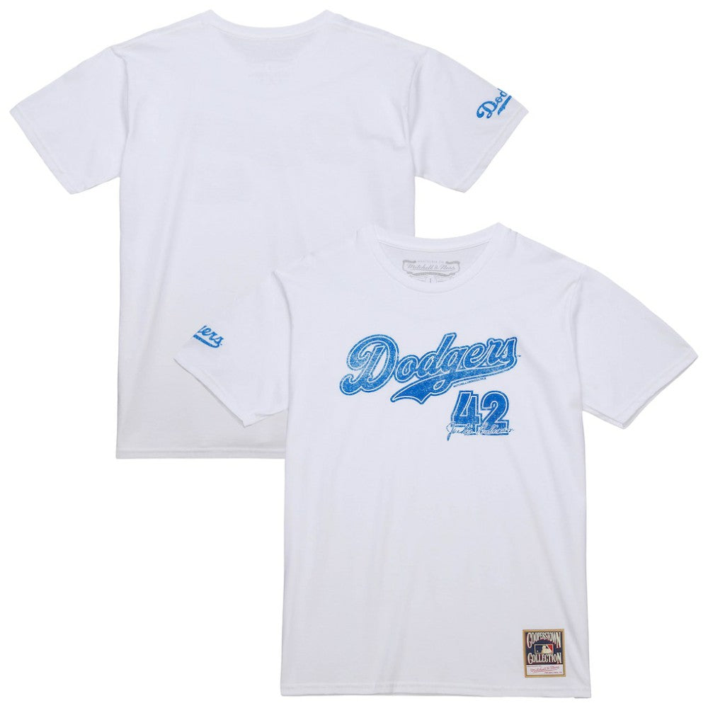 Jackie Robinson Los Angeles Dodgers Mitchell & Ness Cooperstown Collection Player T-Shirt | MLB Outlet