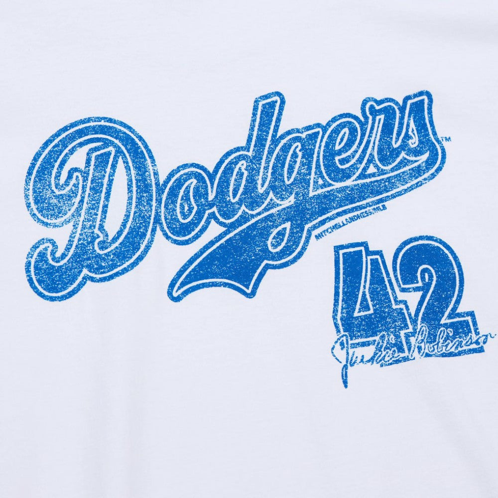 Jackie Robinson Los Angeles Dodgers Mitchell & Ness Cooperstown Collection Player T-Shirt | MLB Outlet