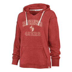 San Francisco 49ers 47 brand '47 Women's Plus Size Clarity Kennedy Pullover Hoodie