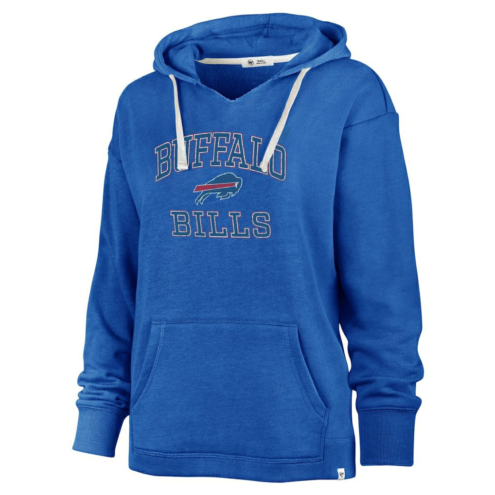 Buffalo Bills 47 brand '47 Women's Plus Size Clarity Kennedy Pullover Hoodie