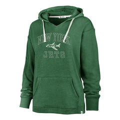 New York Jets 47 brand '47 Women's Plus Size Clarity Kennedy Pullover Hoodie