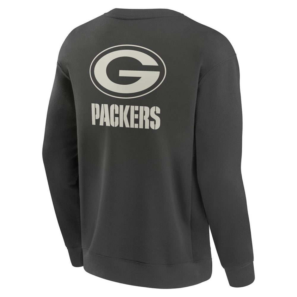 Green Bay Packers Fanatics Elements Future Ground Lettering Pullover Sweatshirt