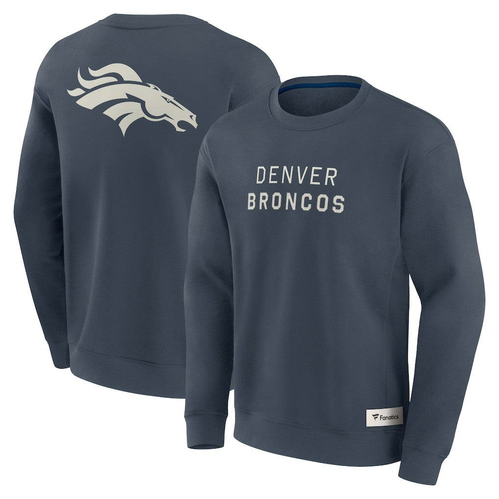 Denver Broncos Fanatics Elements Future Ground Lettering Pullover Sweatshirt